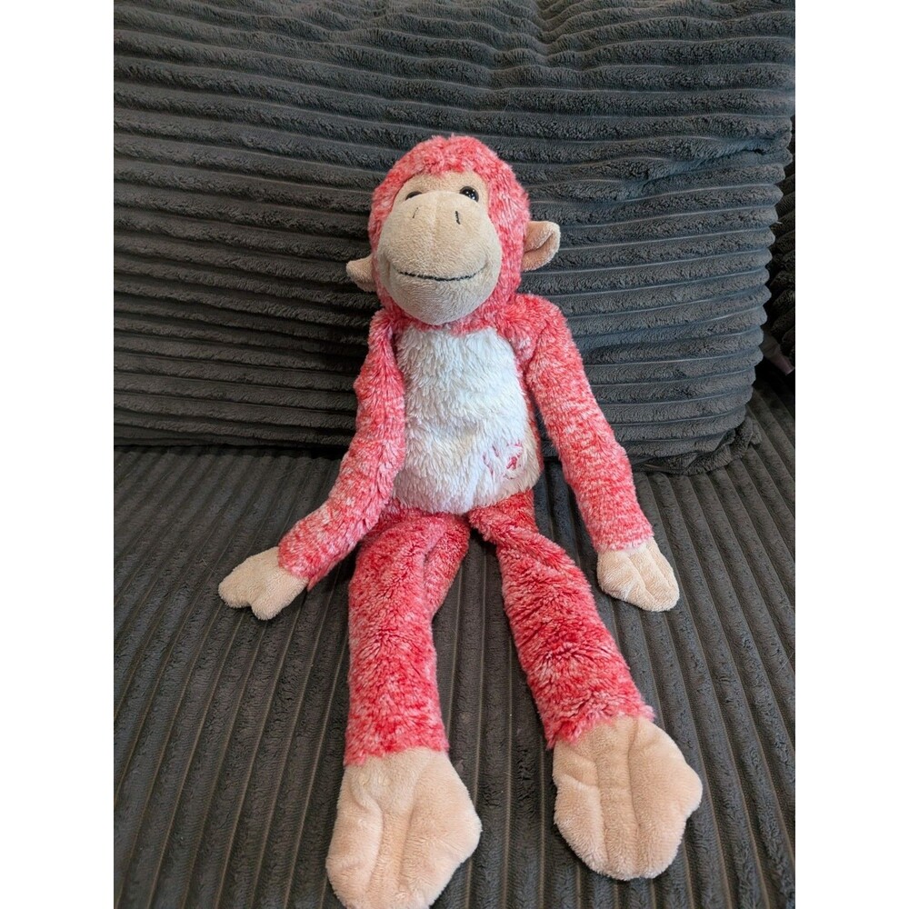 Dan Dee Collector Choice Pink Monkey Plush Long Arm Hanging Heart Valentine 21i